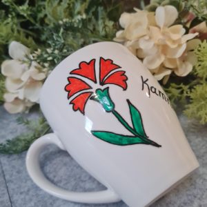 Skodelica - NAGELJ s poljubnim napisom